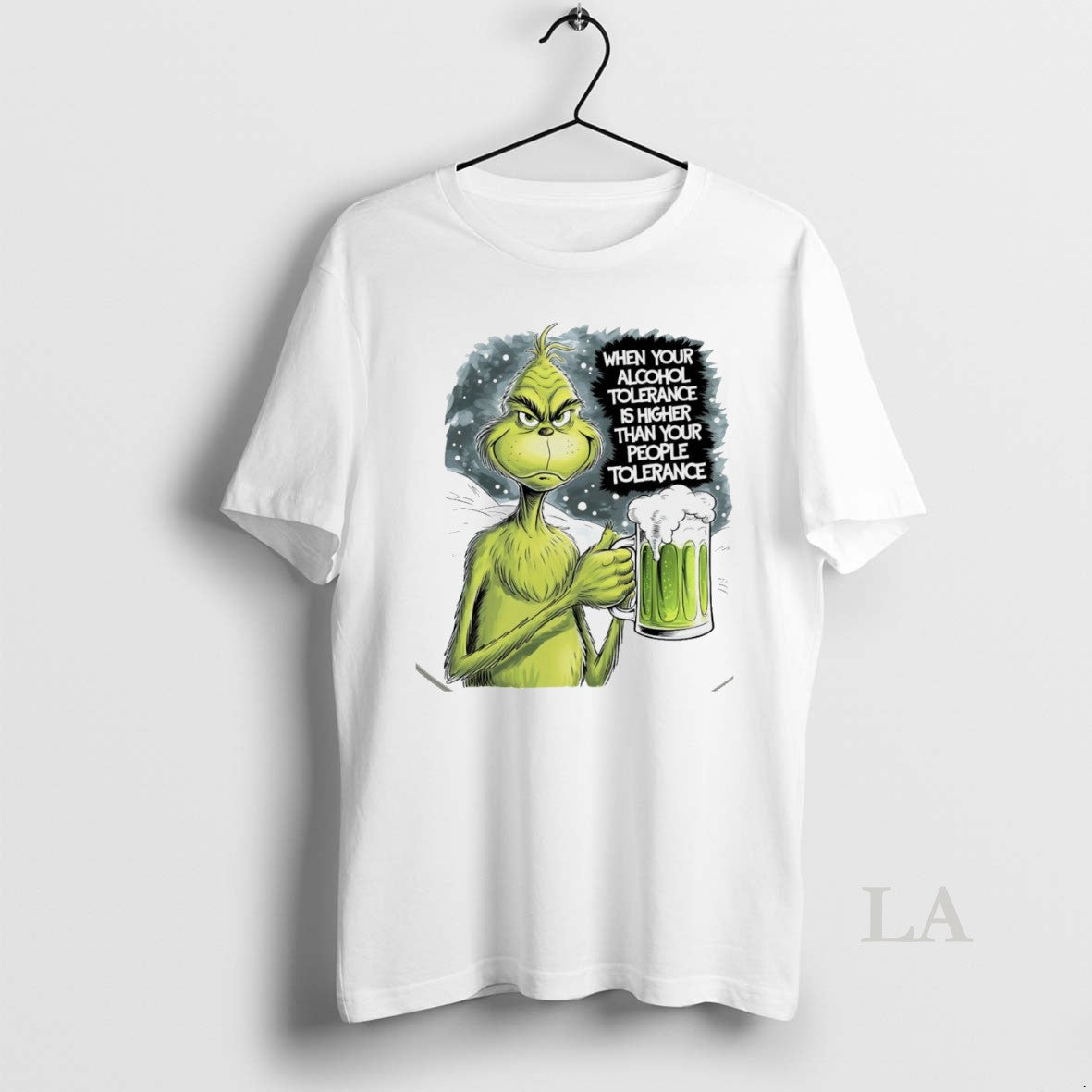 Original Grinch When Your Alcohol Tolerance Is Higher Than Your