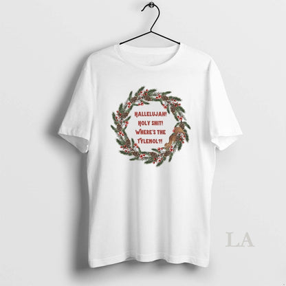 Original Hallelujah Holy Shit Wheres Trump Tylenol Autism Sweatshirt