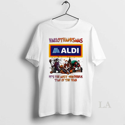 Original Hallothanksmas Characters Vs Aldi Logo Its Most Wonderful