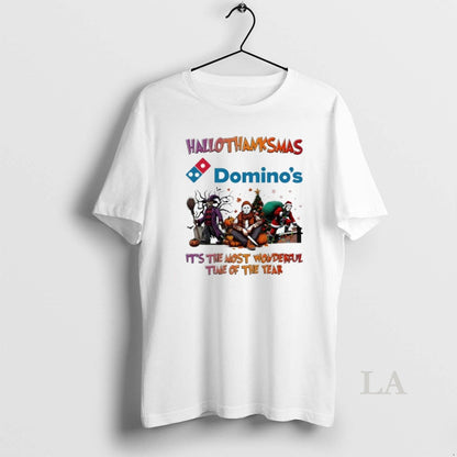 Original Hallothanksmas Characters Vs Dominos Pizza Logo Its Most