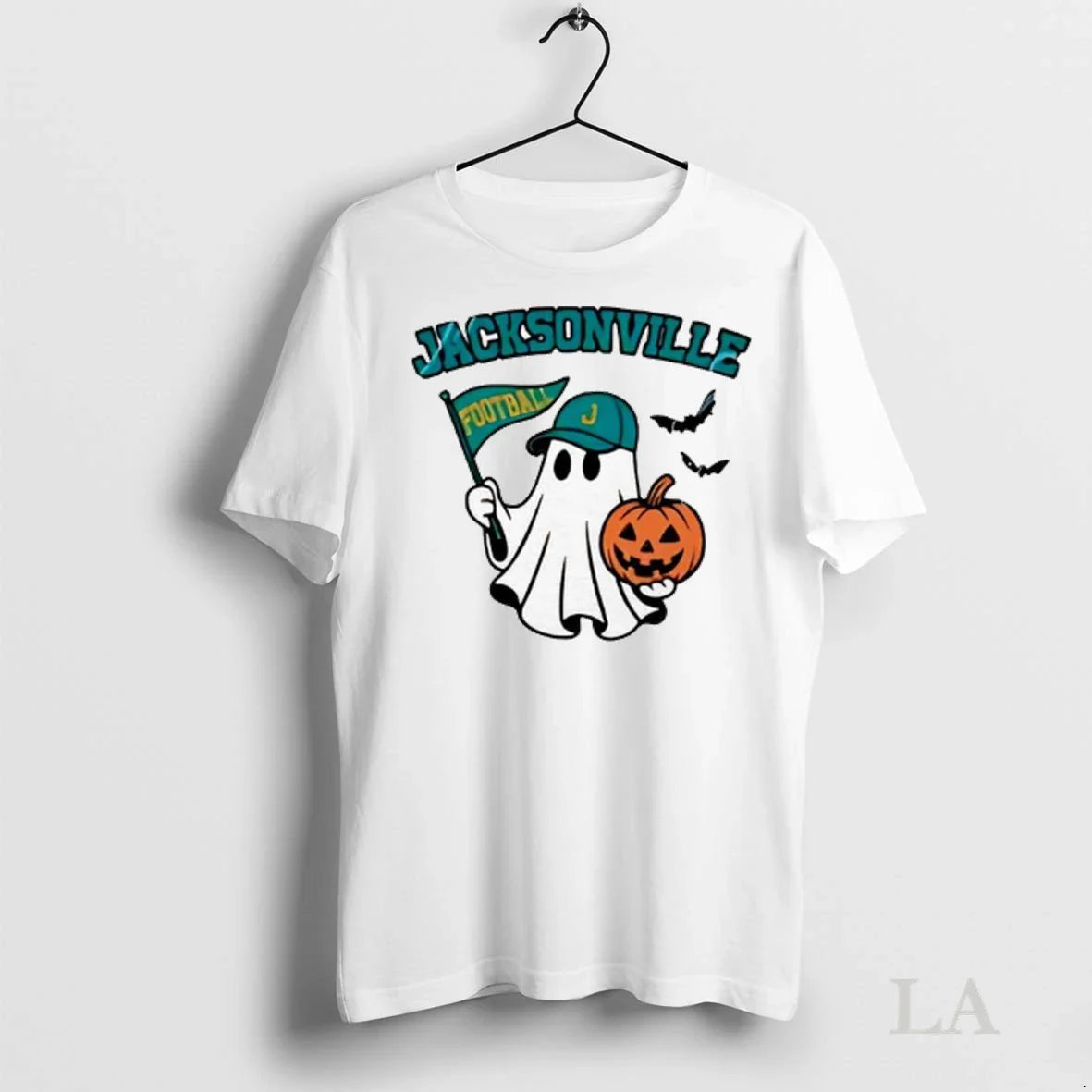 Original Halloween Ghost Jacksonville Jaguars Football Flag Pumpkin