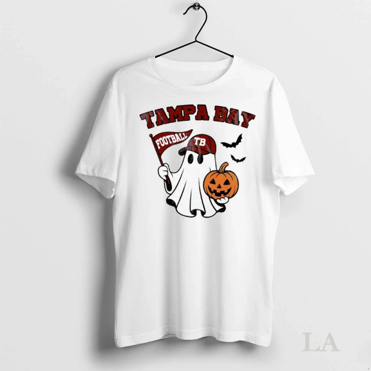 Original Halloween Ghost Tampa Bay Buccaneers Football Flag Pumpkin