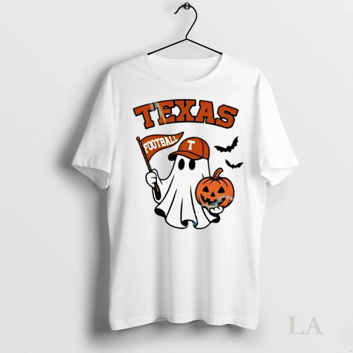 Original Halloween Ghost Texas Longhorns Football Flag Pumpkin Ladies