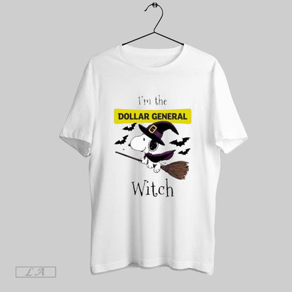 Original Halloween Im Snoopy Witch Dollar General Logo Sweatshirt