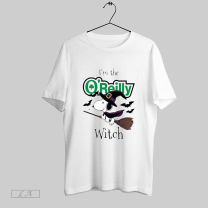 Original Halloween Im Snoopy Witch Oreilly Auto Parts Logo Tee Unique
