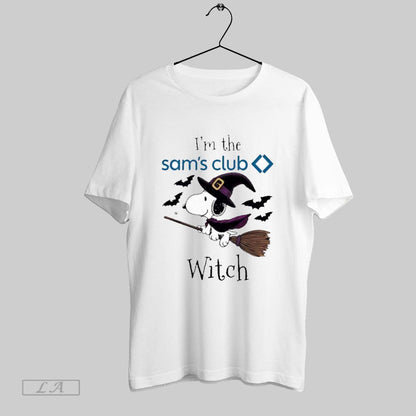 Original Halloween Im Snoopy Witch Sams Club Logo Shirt Exclusive