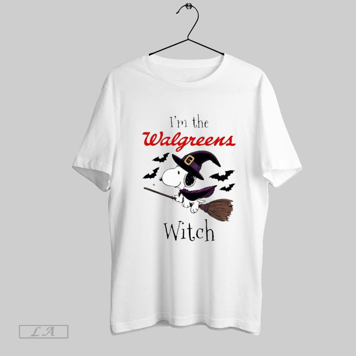 Original Halloween Im Snoopy Witch Walgreens Logo Shirt Authentic Look