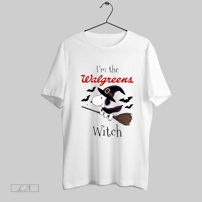 Original Halloween Im Snoopy Witch Walgreens Logo Shirt Authentic Look