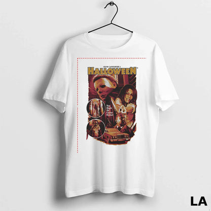 Original Halloween Just Plain Scared Tee Designer Look