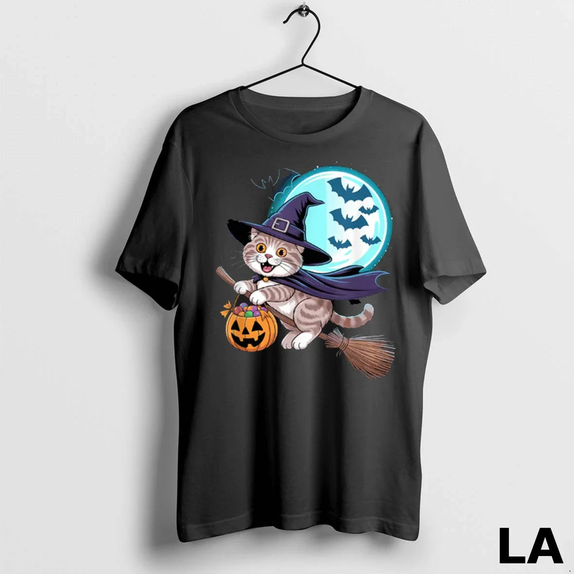 Original Halloween Witch Scottish Fold Moon Coupari Sweatshirt Modern