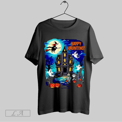 Original Halloween Witch And Haunted House 2025 Sweatshirt Retro Art