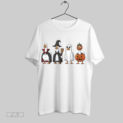 Original Halloween Geese Vampire Witch Ghost Pumpkin Sweatshirt Retro
