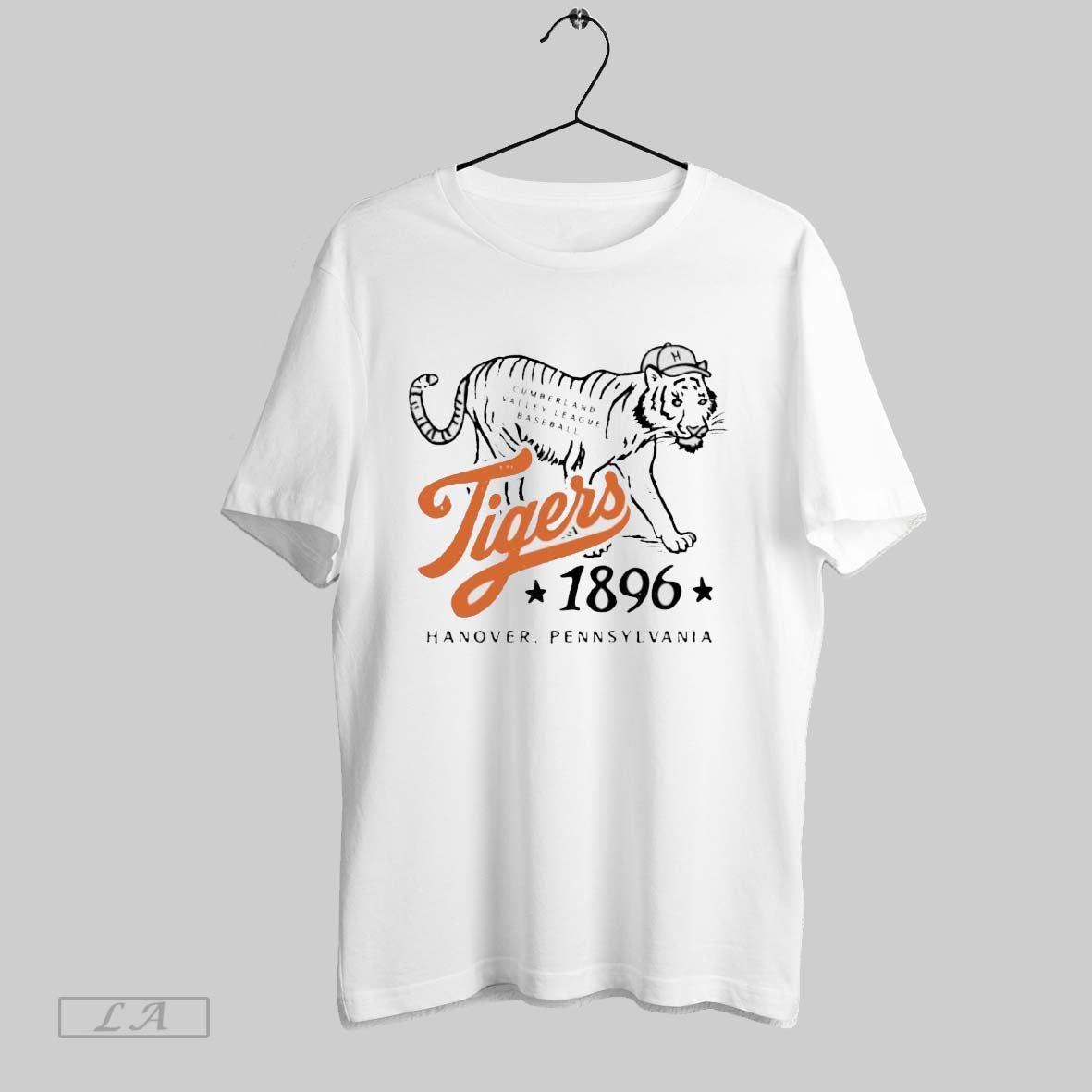 Original Hanover Tigers 1896 Pennsylvania TShirt Classic Look