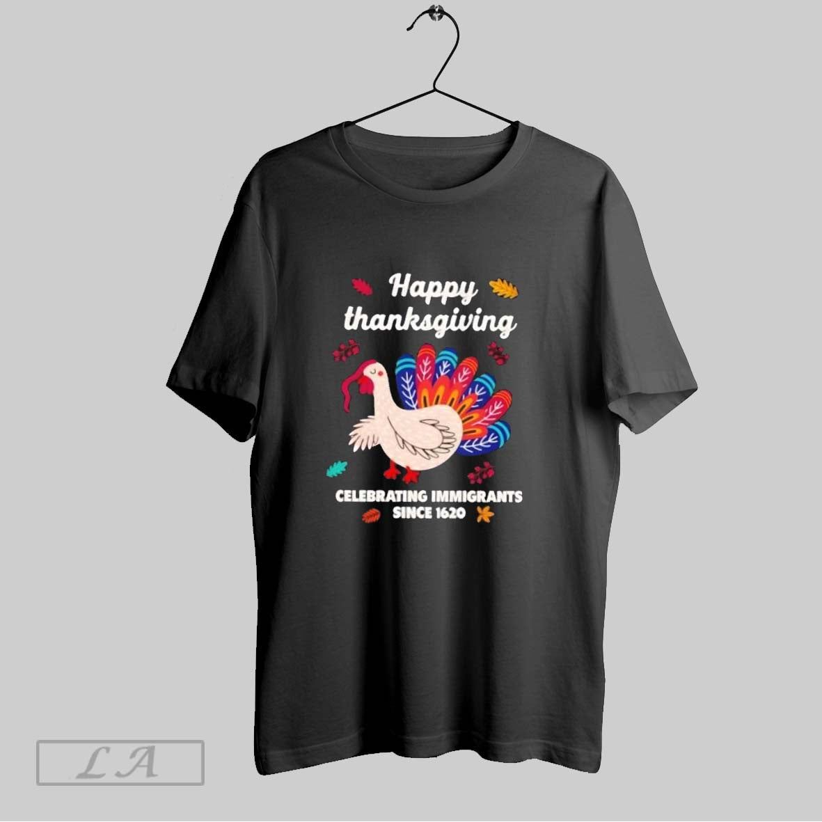 Original Happy Thanksgiving Celebrating Immigrants Since 1620 Hoodie