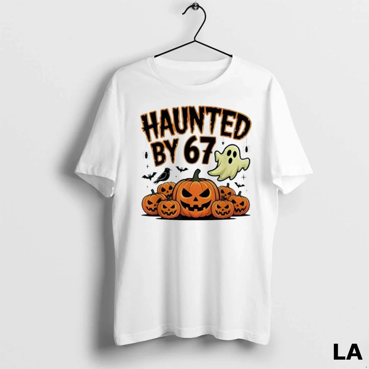 Original Haunted 67 E2 80 93 Ghost And Pumpkin Halloween Costume Long