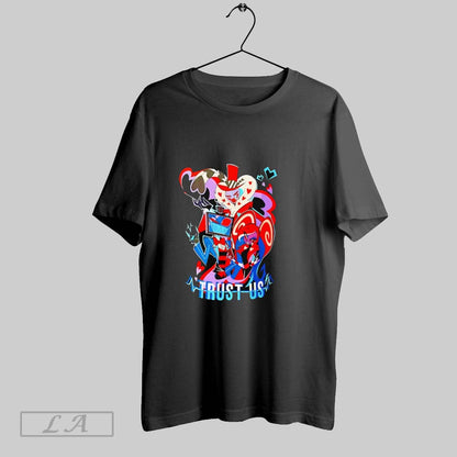 Original Hazbin Hotel Trust Us Tee Retro Apparel
