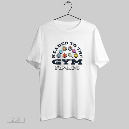 Original Headed To Gym Japan TShirt Retro Outfit