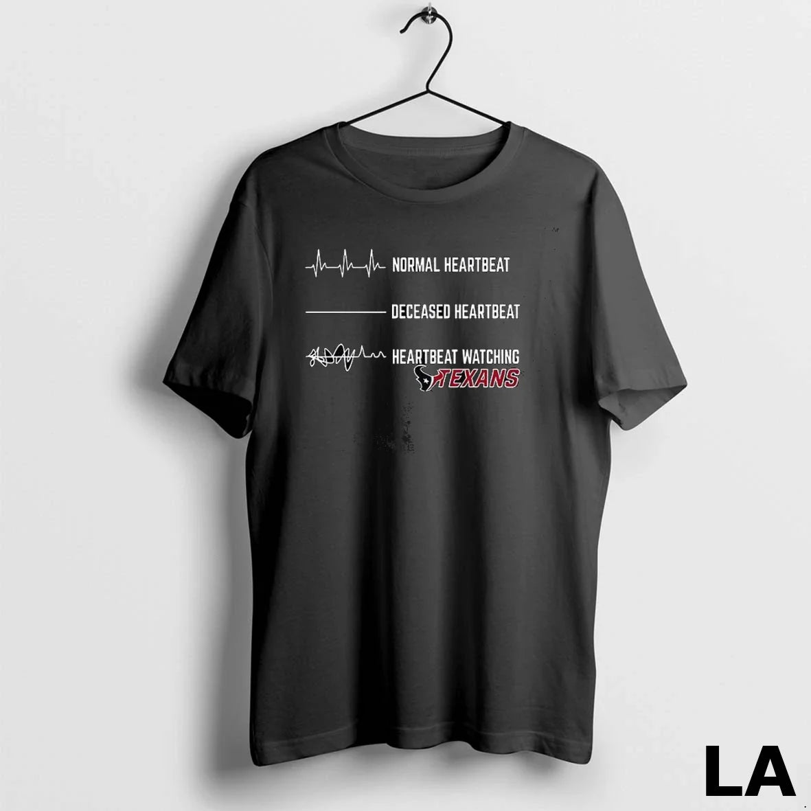Original Heartbeat Watching Houston Texans Tee Exclusive Outfit