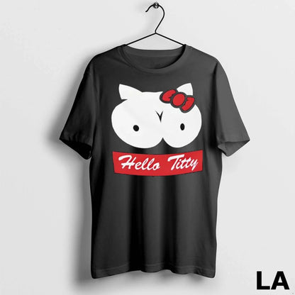 Original Hello Titty Parody Ladies Shirt Premium Gift
