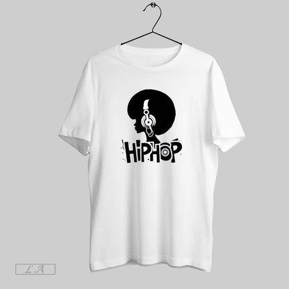 Original Hip Hop Head Black TShirt Classic Design