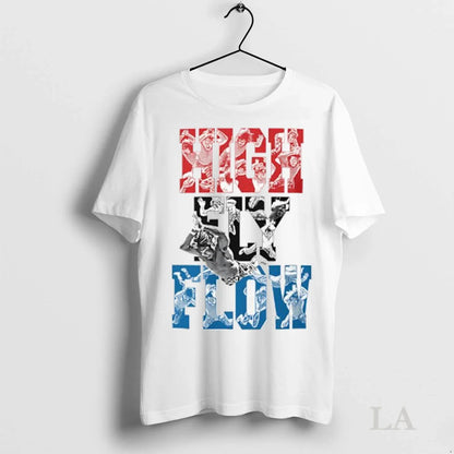 Original Hiroshi Tanahashi High Fly Flow Ladies Tee Trendy Apparel