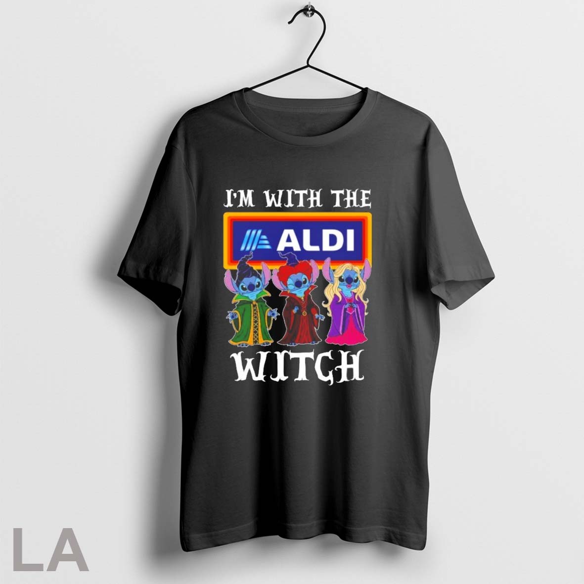 Original Hocus Pocus Stitch Aldi Im Witch TShirt Designer Art