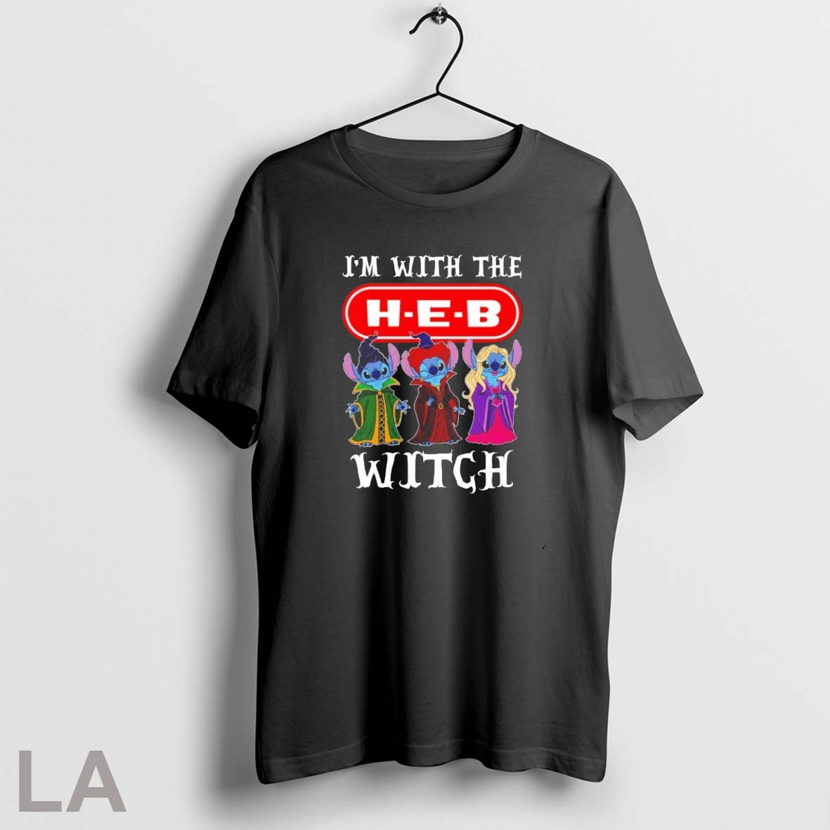 Original Hocus Pocus Stitch H E B Im Witch TShirt Retro Apparel
