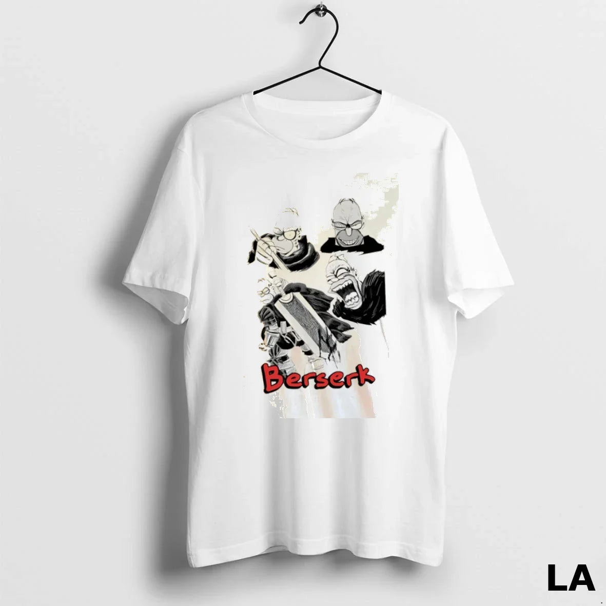 Original Homer Simpson Berserk Guts Homer Tee Stylish Look
