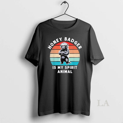 Original Honey Badger Is My Spirit Animal Wildlife TShirt Elegant