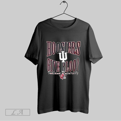 Original Hoosiers Give Blood Indiana University Tank Top Modern Style
