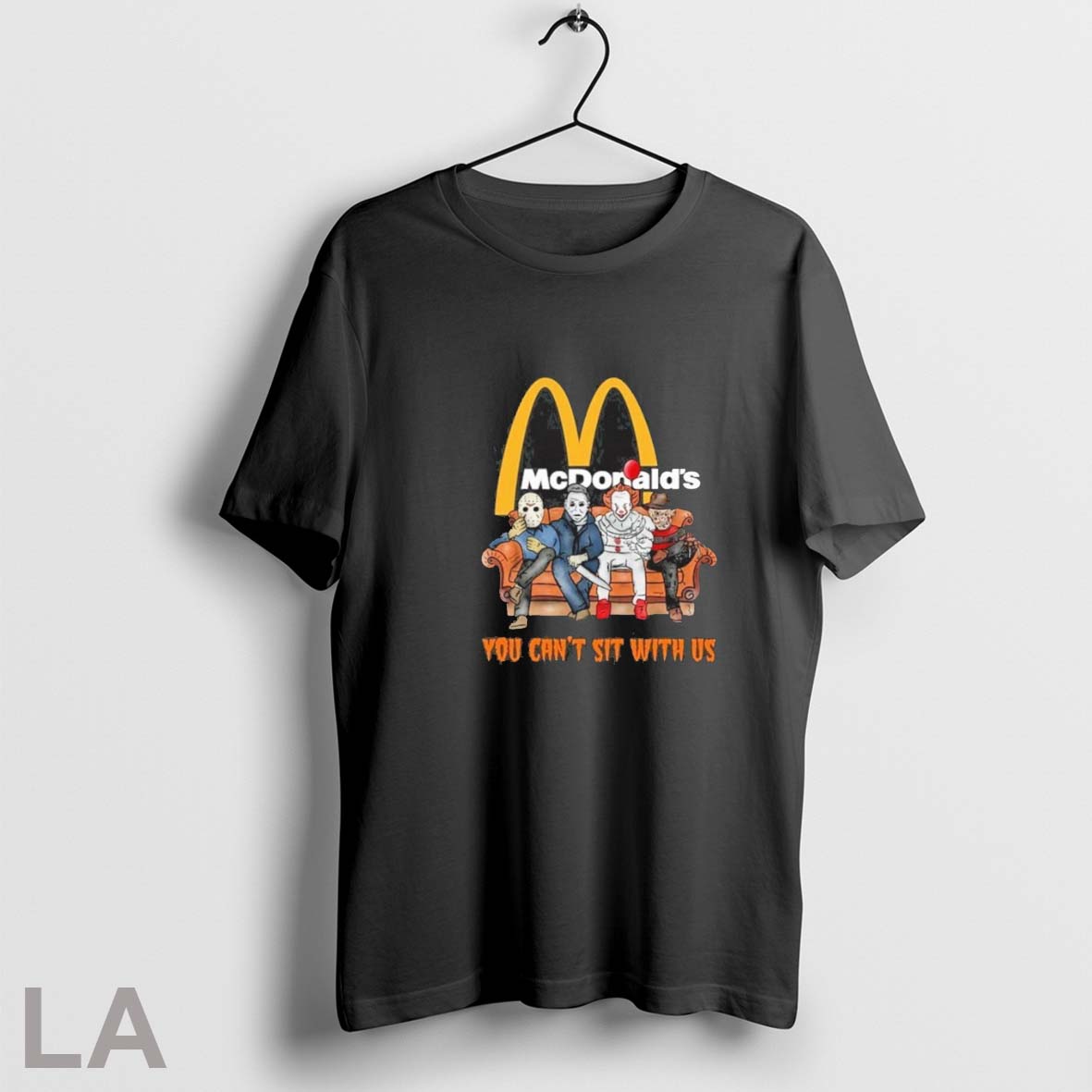 Original Horror Film You Cant Sit Us Mcdonalds Logo Tee Premium Style