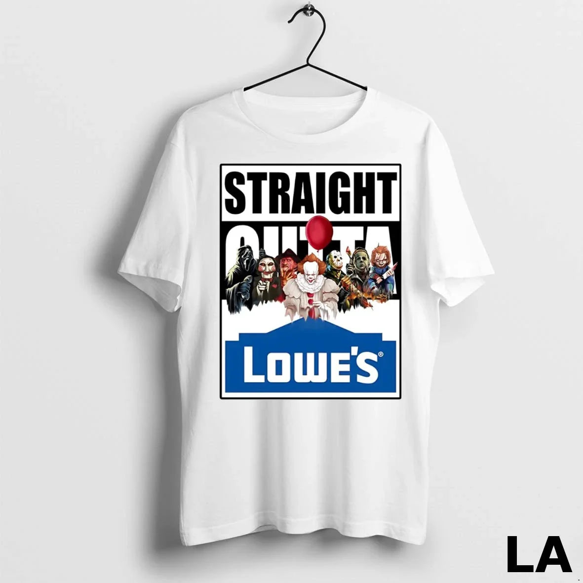 Original Horror Halloween Straight Outta Lowes Tee Trendy Art