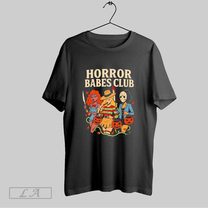 Original Horror Babes Club Killers Halloween TShirt Premium Art