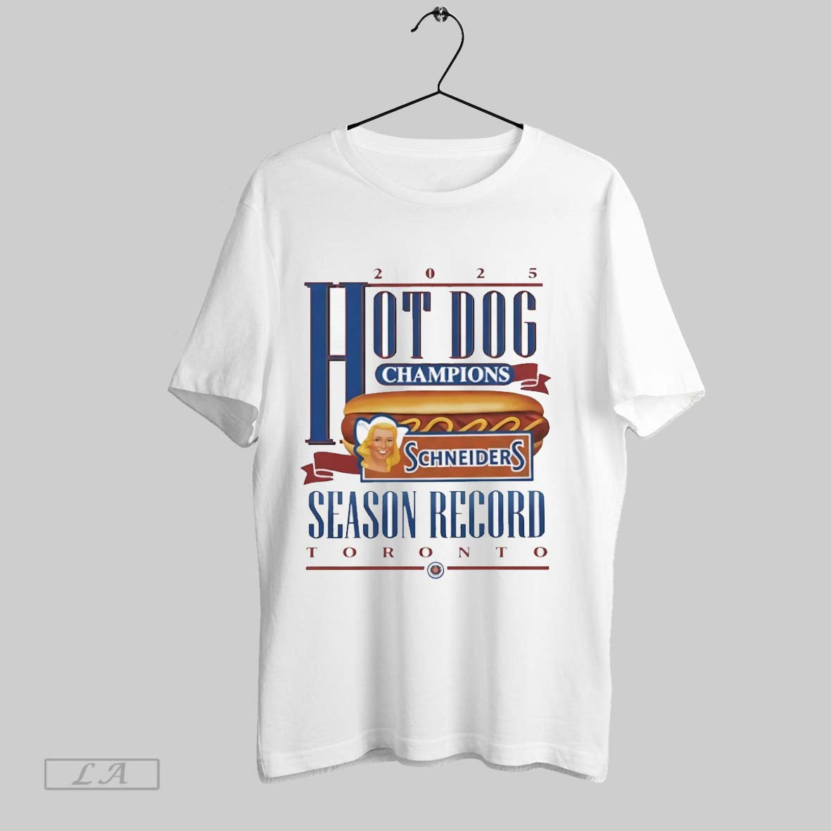 Original Hot Dog Champions Schneiders Season Record Toronto 2025 Tee