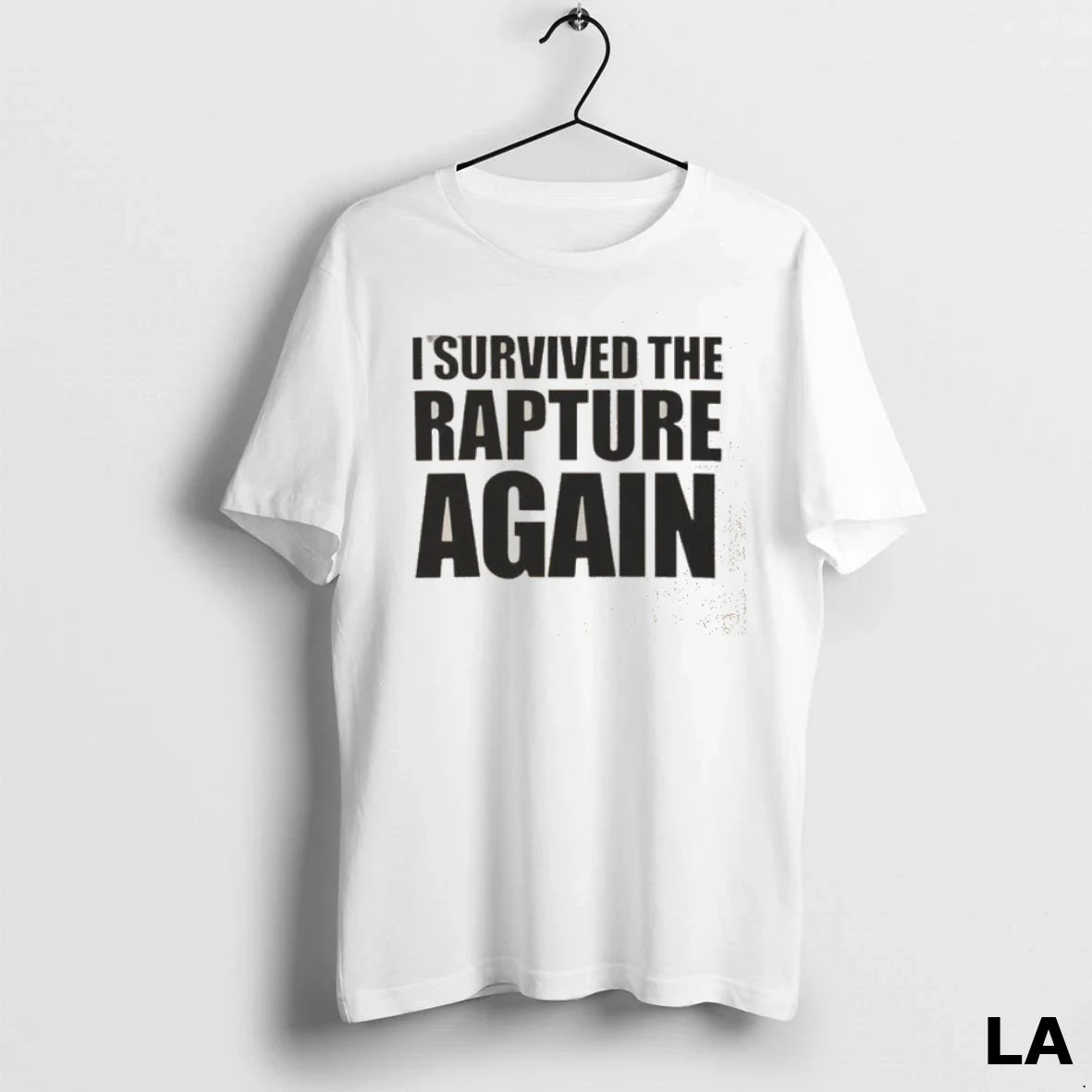 Original Hot I Survived Rapture Washed Tee Premium Art