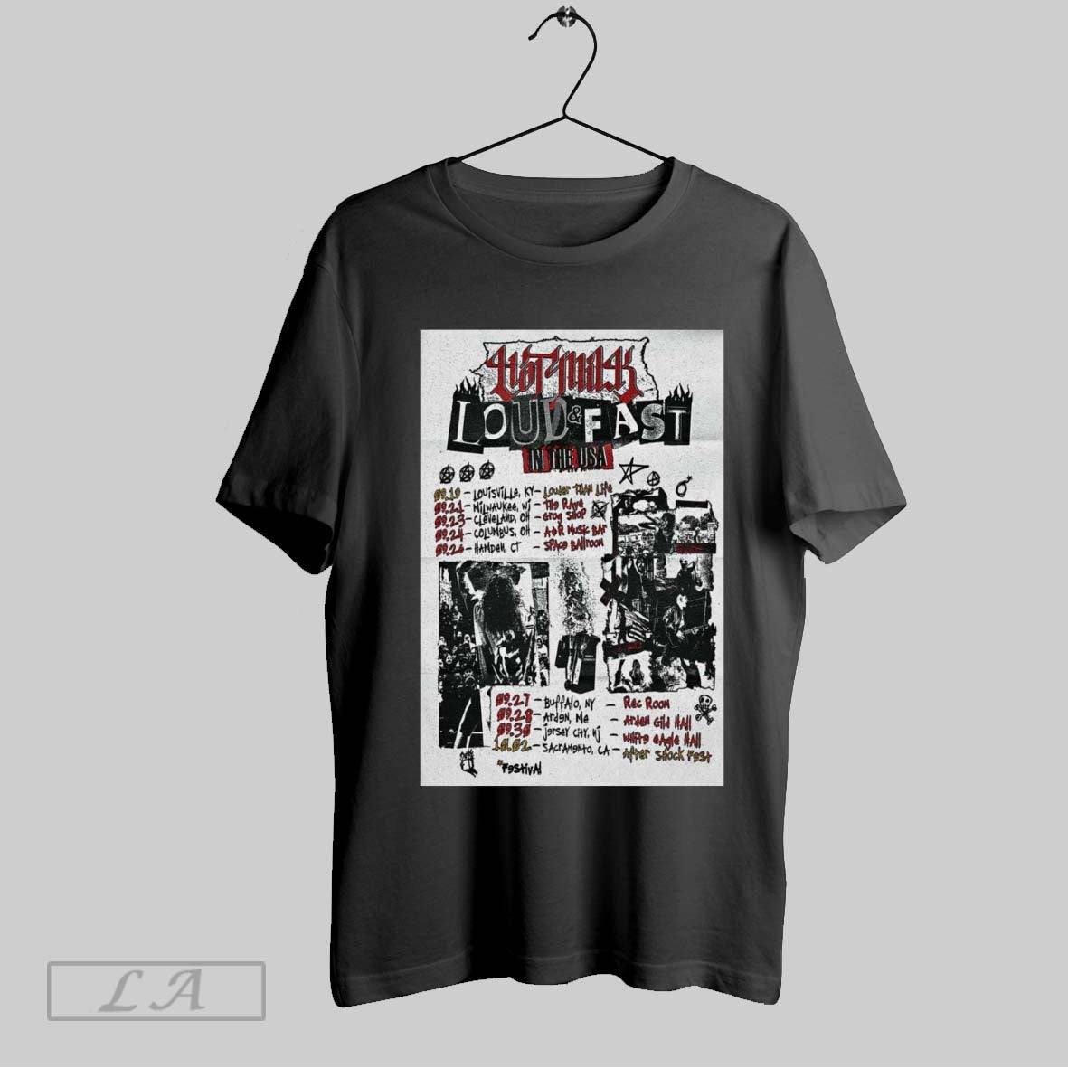 Original Hot Milk Loud And Fast Usa America Tour 2025 Festival Shirt