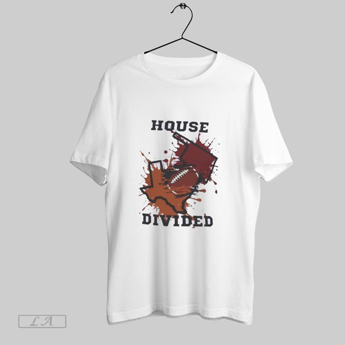 Original House Divided Texas Vs Oklahoma Rivalry 2025 Tee Classic Art