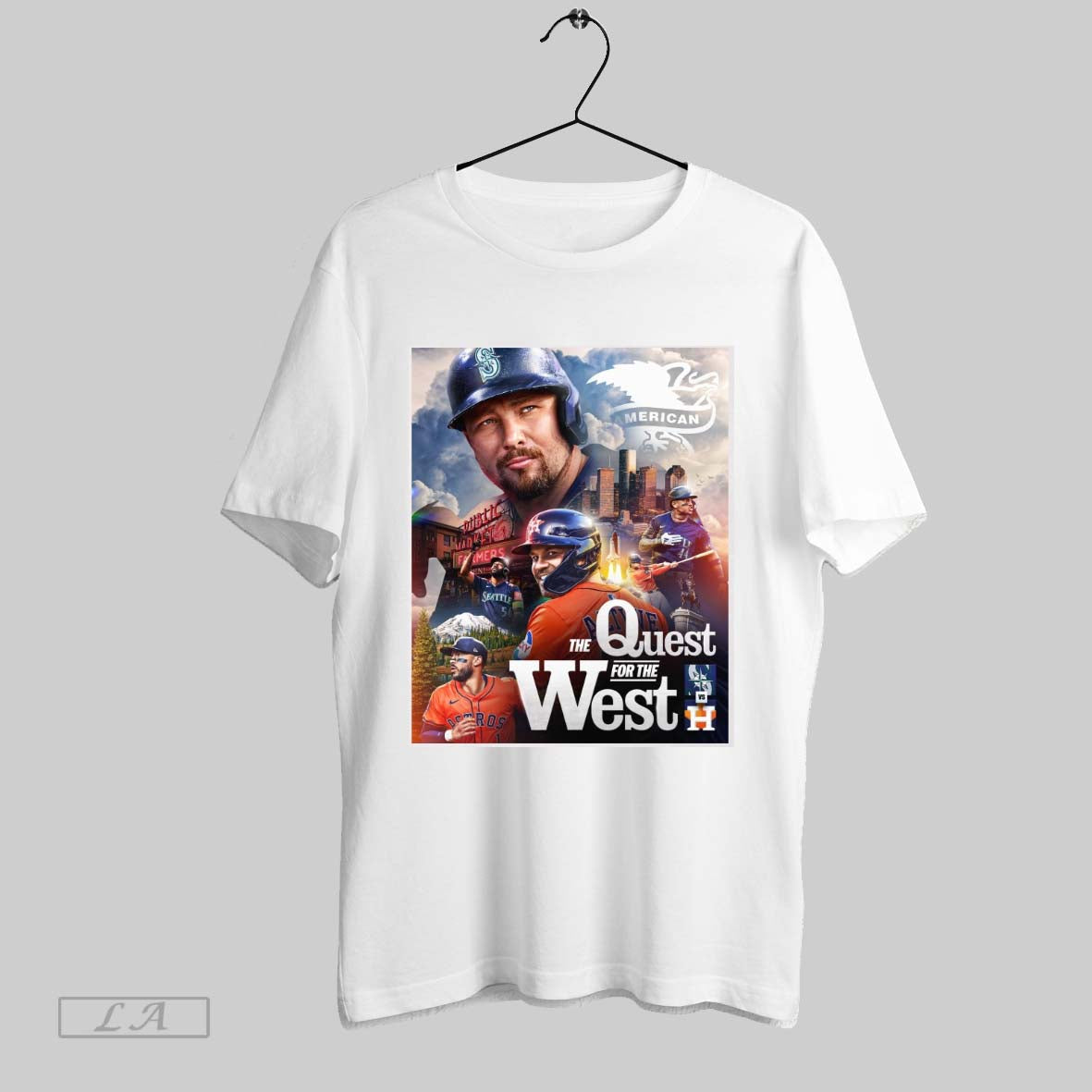 Original Houston Astros Vs Seattle Mariners Quest West 2025 Shirt