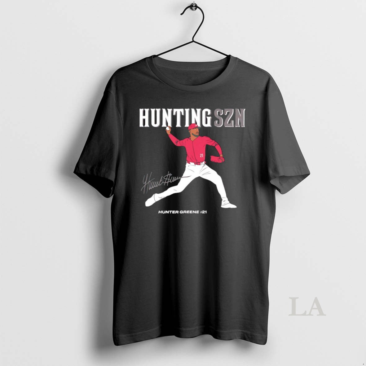 Original Hunter Greene Cincinnati Reds Hunting Szn Signature Long