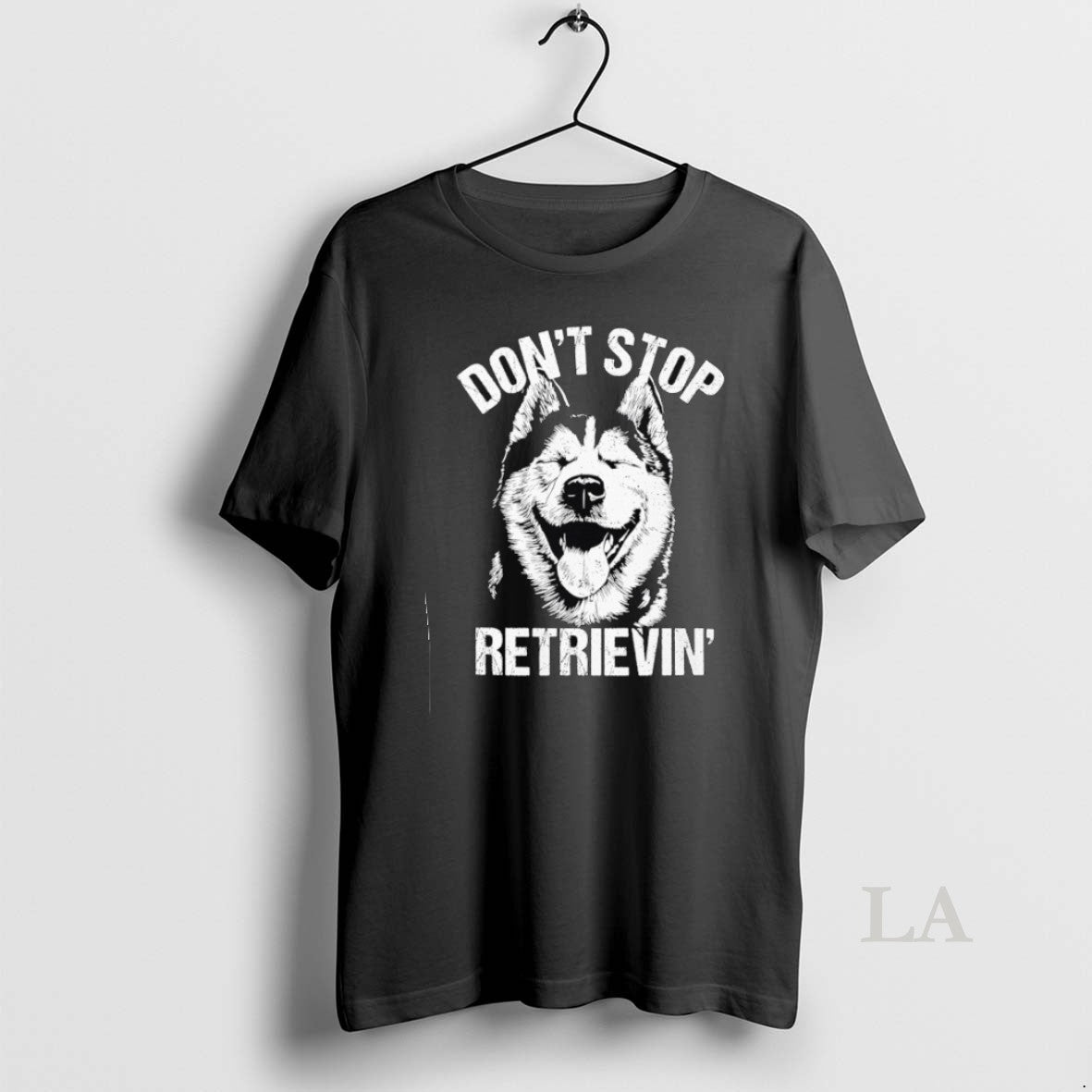 Original Husky Dont Stop Retrievin Dog Hoodie Authentic Apparel