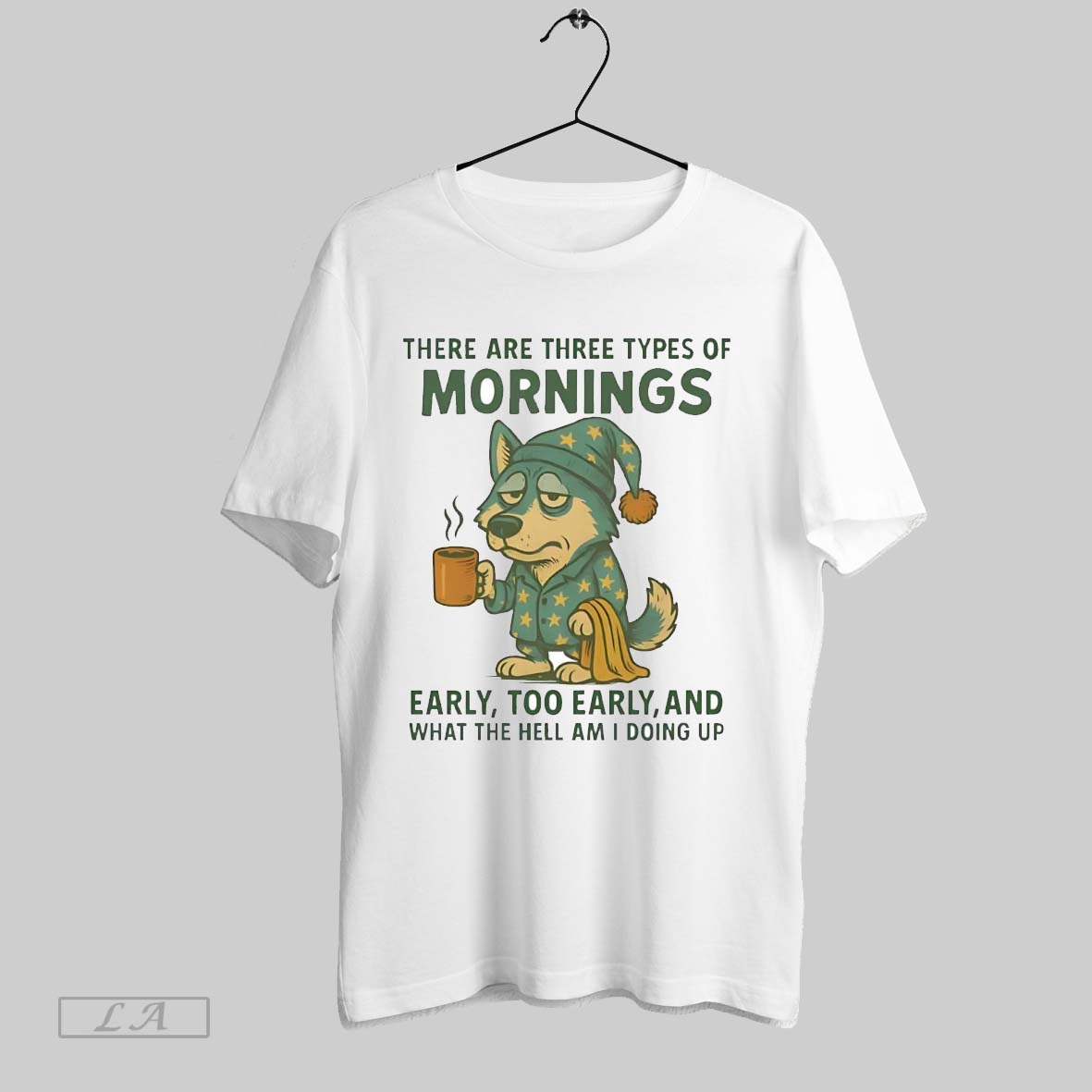 Original Husky There Are Three Types Mornings Early Too Early Tank