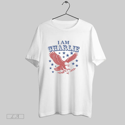 Original I Am Charlie American Eagle Tee Designer Look