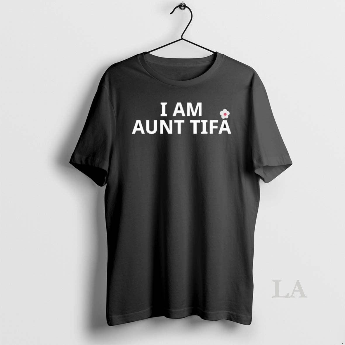 Original I Am Aunt Tifa Flower Tee Premium Outfit