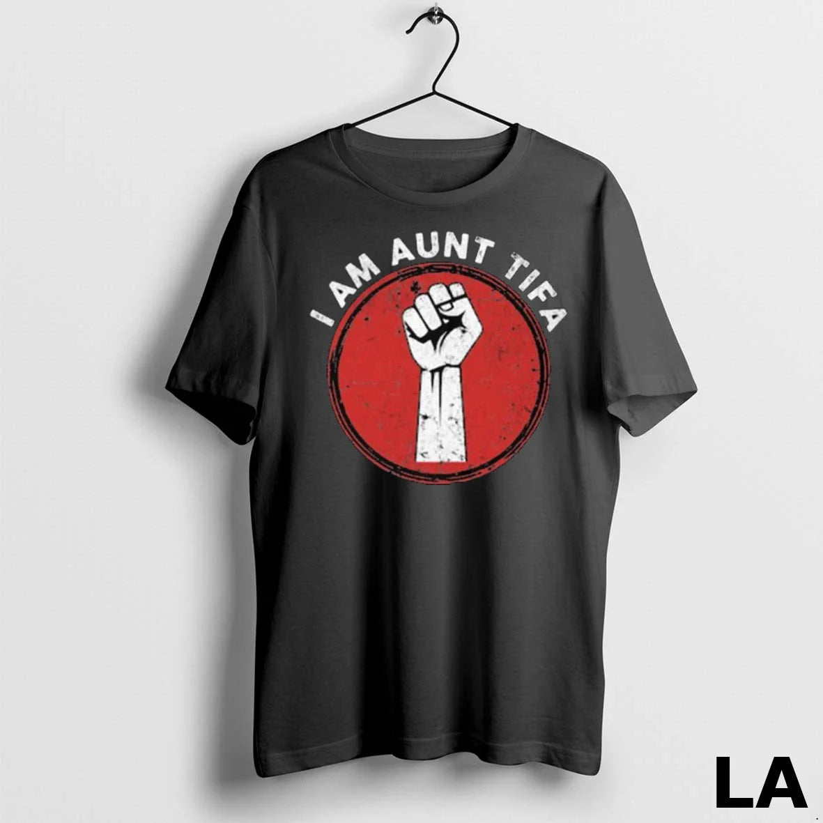 Original I Am Aunt Tifa Raised Fist Long Sleve Shirt Exclusive Fashion