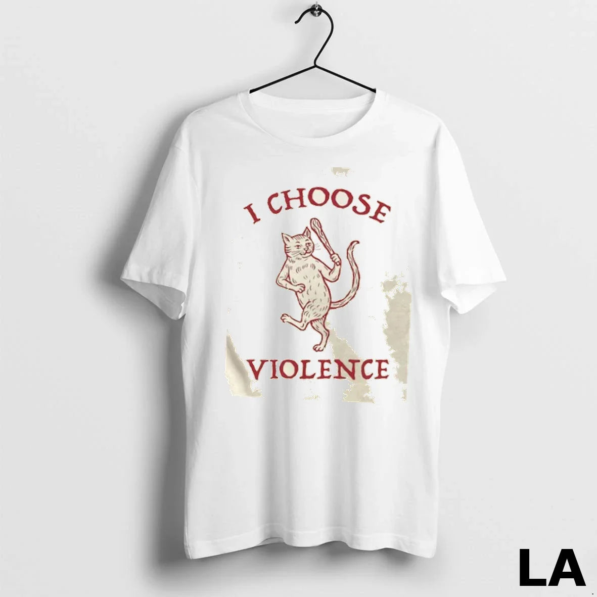 Original I Choose Violence Cat TShirt Unique Collection