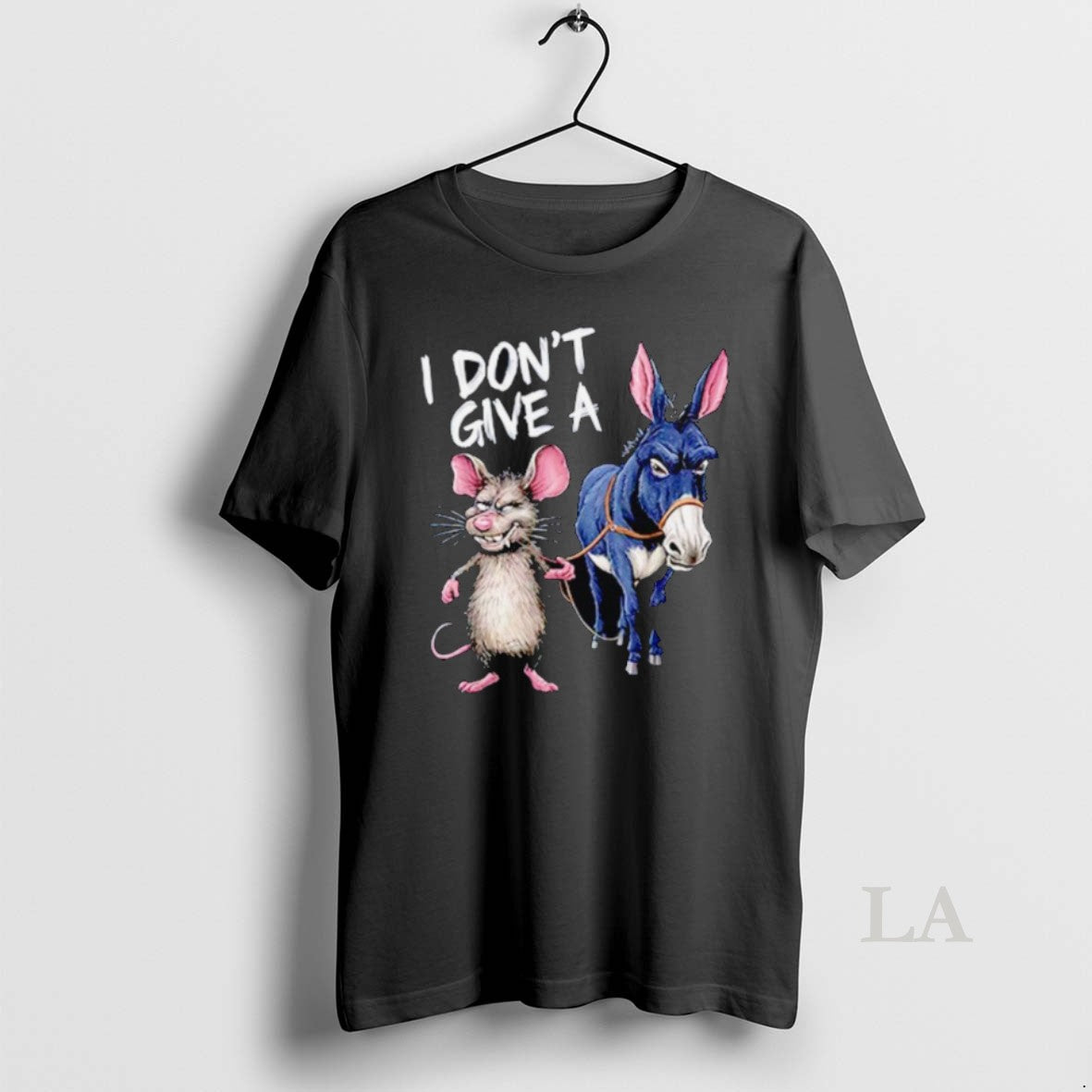 Original I Dont Give Rats Ass Mouse And Donkey Tank Top Exclusive