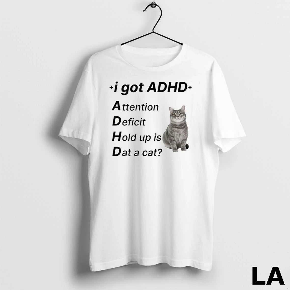 Original I Got Adhd Cat Tank Top Retro Style