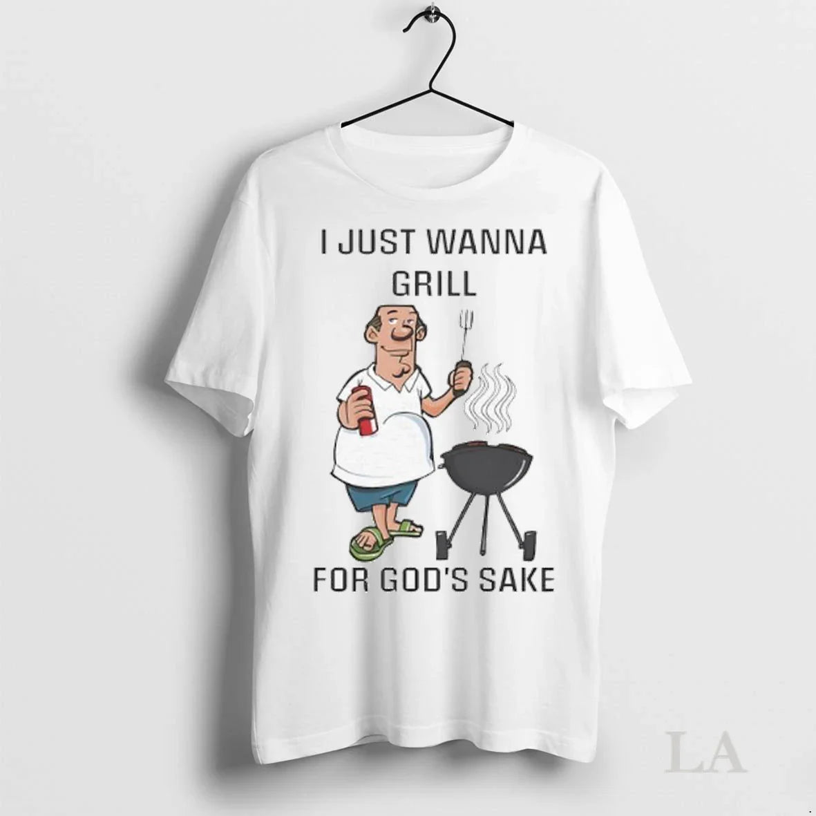 Original I Just Wanna Grillfor Gods Sake Ladies TShirt Modern Merch