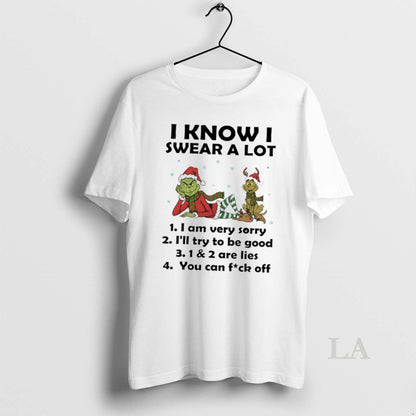 Original I Know I Swear Lot I Am Very Sorry Ill Try To Be Shirt