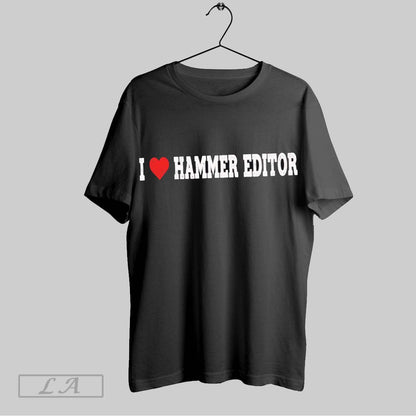 Original I Love Hammer Editor Tank Top Premium Design
